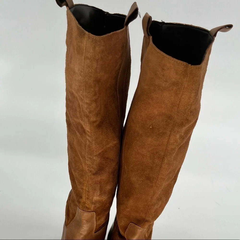 Urban Outfitters BDG brown suede leather boots - Picture 5 of 13